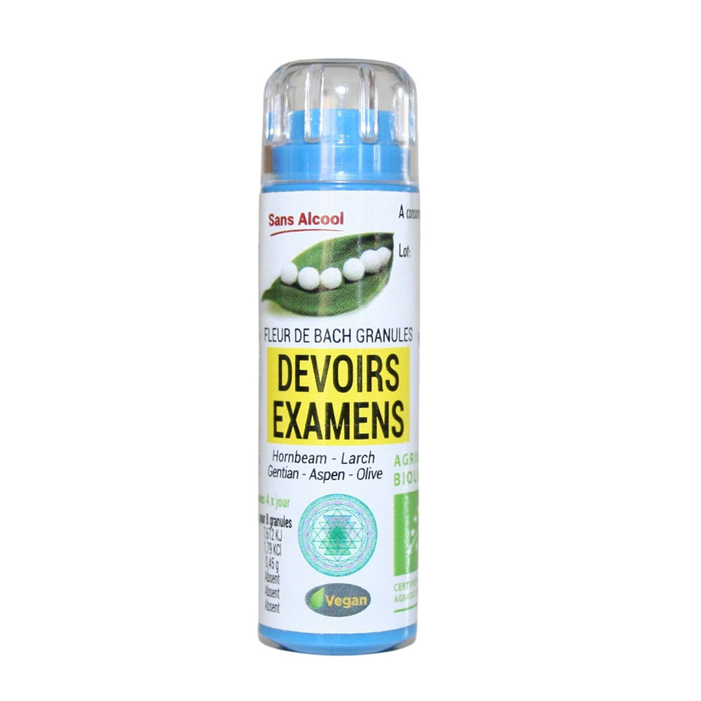 Kosmeo Fleurs de Bach Devoirs Examens Bio 120 granules