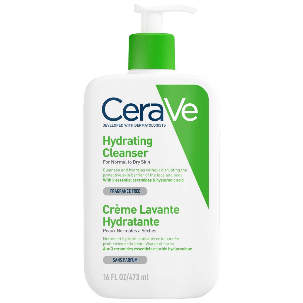 Cerave Cleanser Corps Creme Lavante Hydratante Visage Et Corps Peaux Normales A Seches 473ml