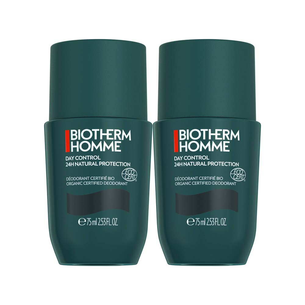 Biotherm Day Control Deodorant Anti-transpirant 24H Roll-on Homme 2x75ml