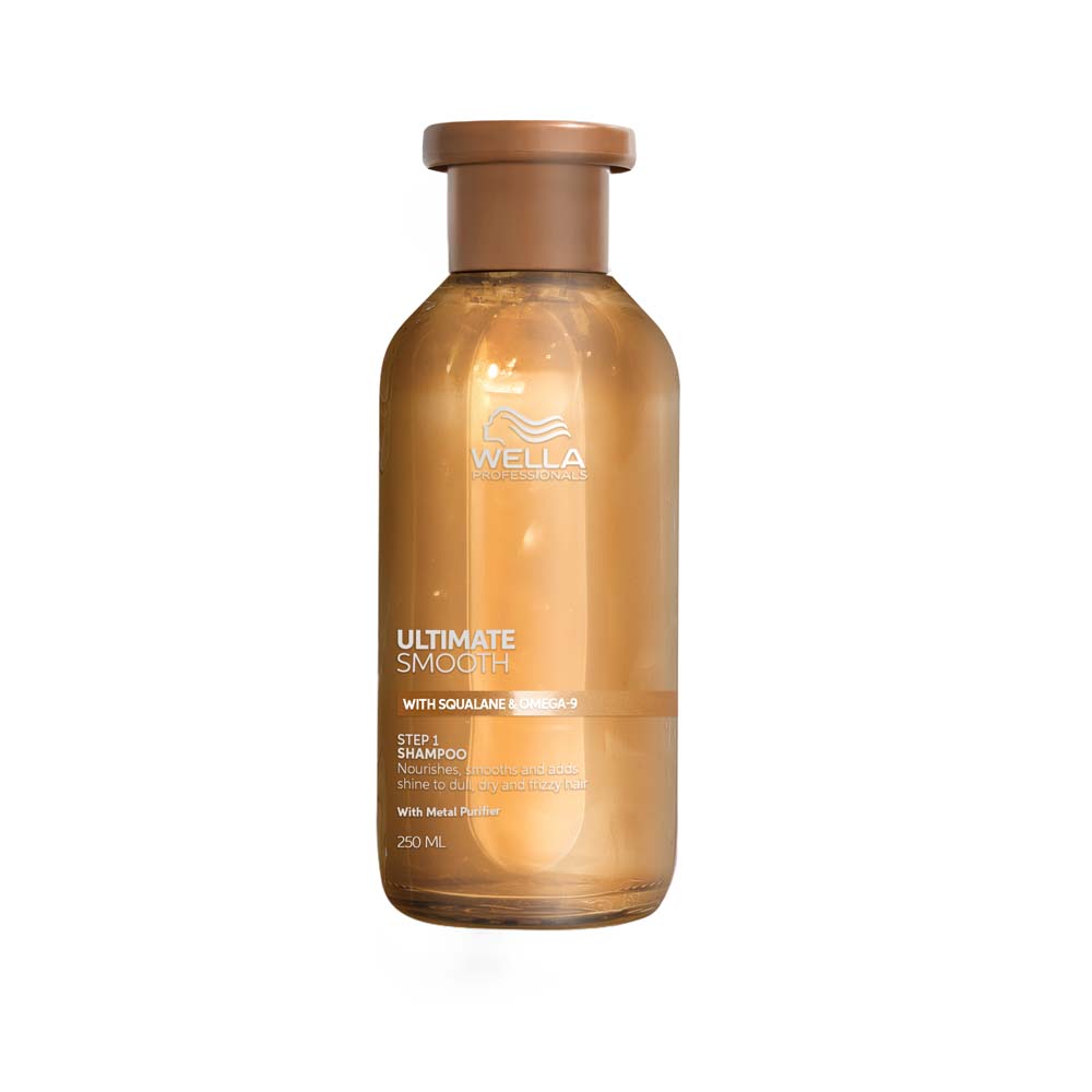 Wella Professionals Ultimate Smooth Shampoing nourrissant Cheveux secs, ternes ou frisés 250ml