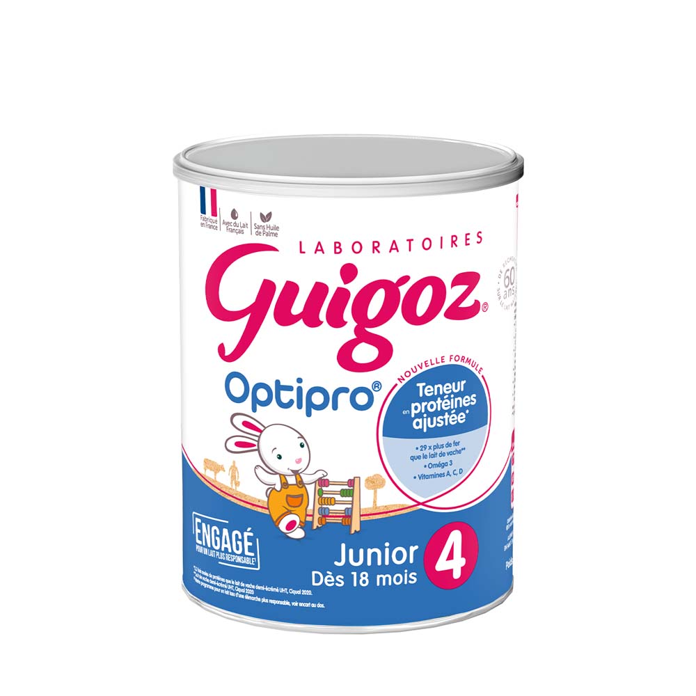 Guigoz Optipro Lait En Poudre Junior 4 Dès 18 Mois 900g