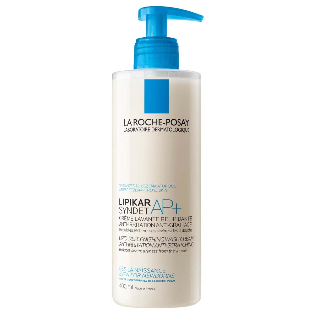 La Roche-Posay Lipikar Crème Lavante Syndet Ap+ Peaux Tendance Eczéma Atopique 400ml