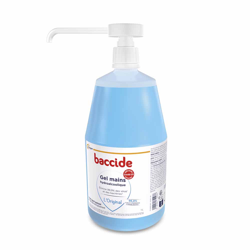 Baccide Gel Main Sans Rincage 1L