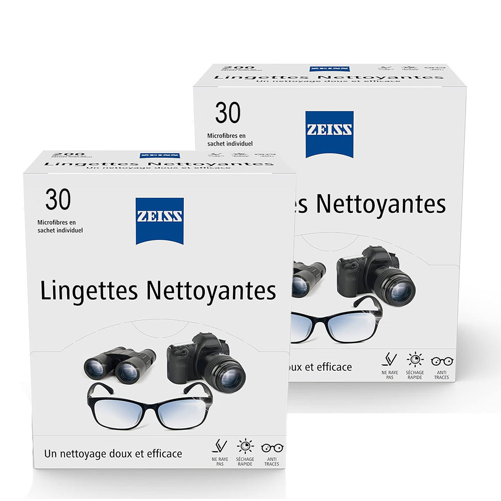 Zeiss Lingettes Nettoyantes Pour Lunettes 2x30