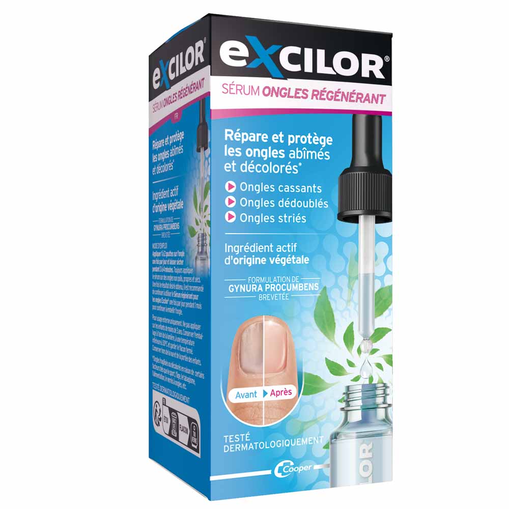 Excilor Sérum Régénérant Répare & Protège Les Ongles Abîmés 10ml