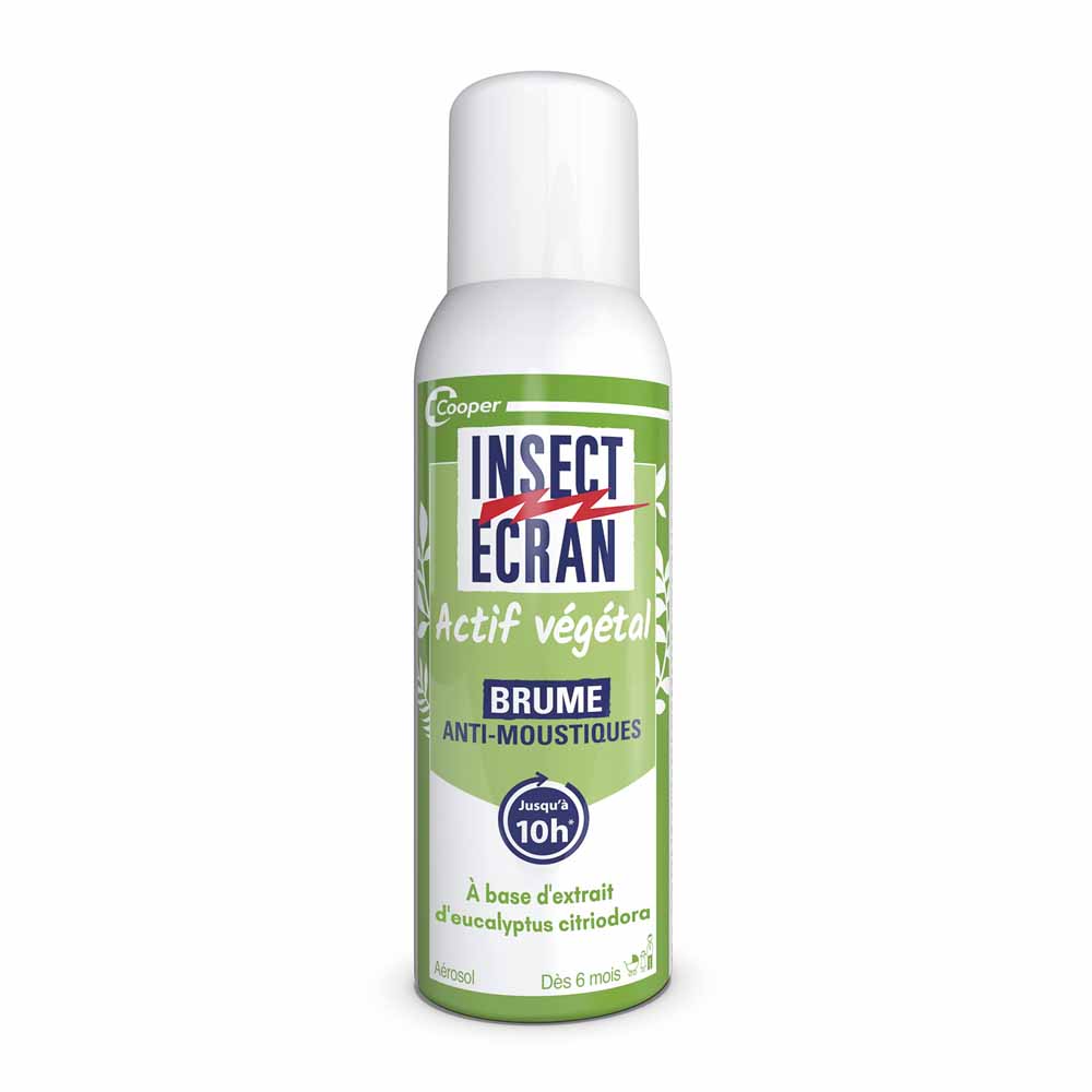 Insect Ecran Brume Anti-Moustiques Actif Végétal Jusqu'à 5h 100ml
