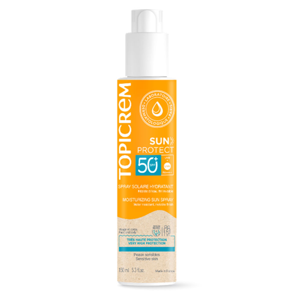 Topicrem Sun Protect Spray Solaire Hydratant SPF50+ 150ml