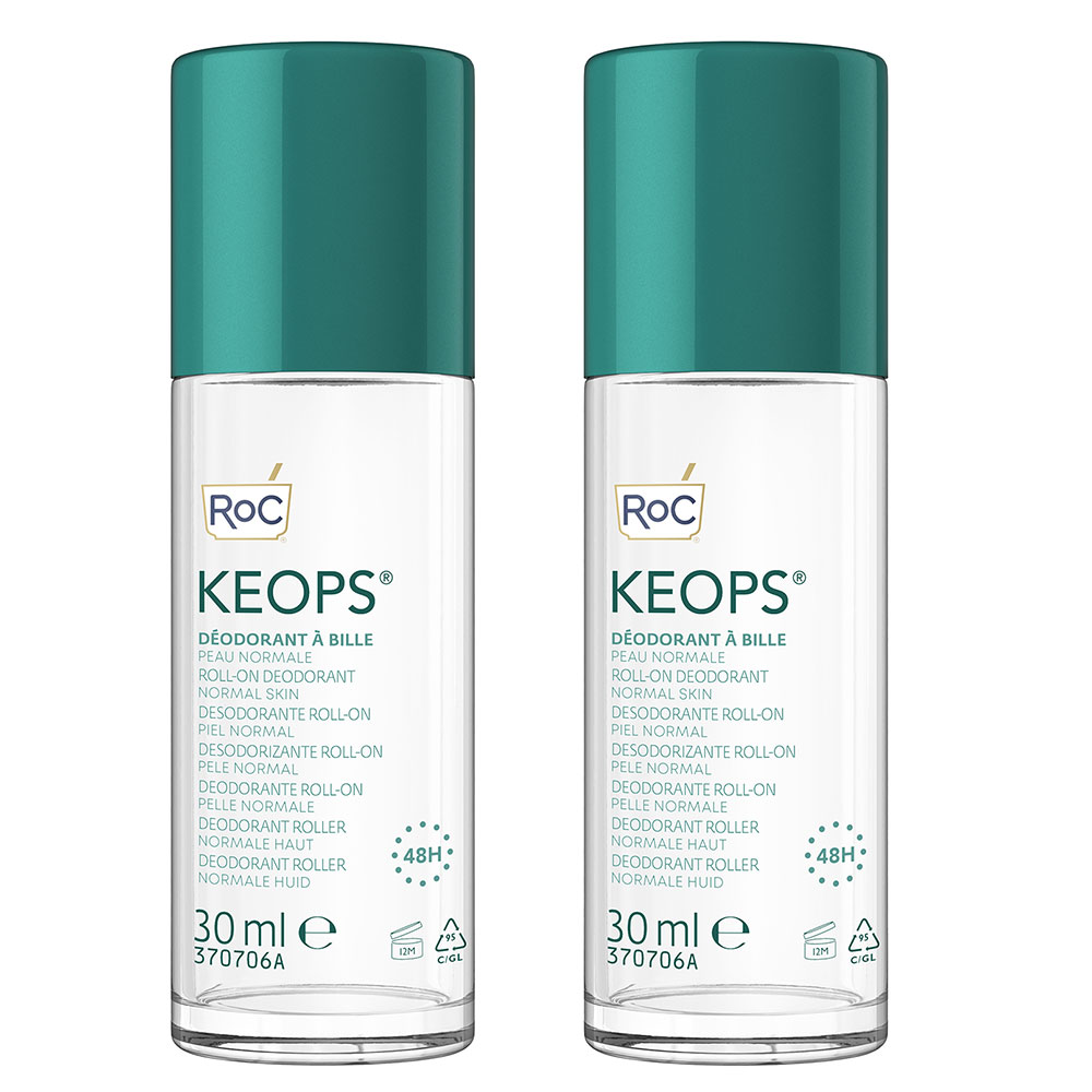 DEODORANT BILLE TRANSPIRATION ABONDANTE 2X30ML KEOPS ROC