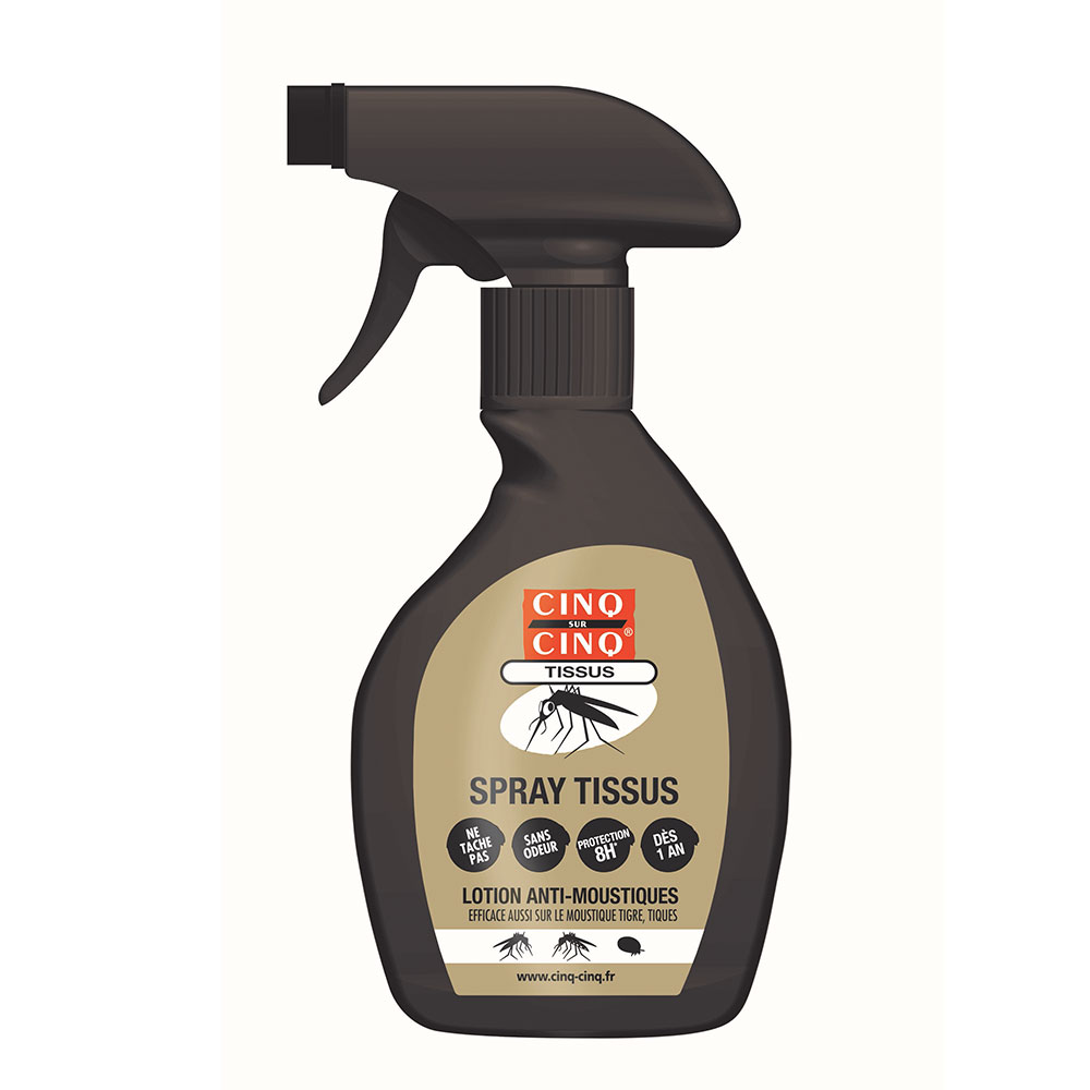 Cinq Sur Cinq Spray Tissus Anti-Moustiques 250ml