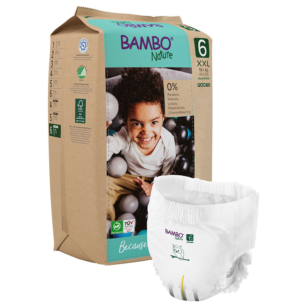 Bambo Nature Couches Culottes Taille 6 + de 18kg x18