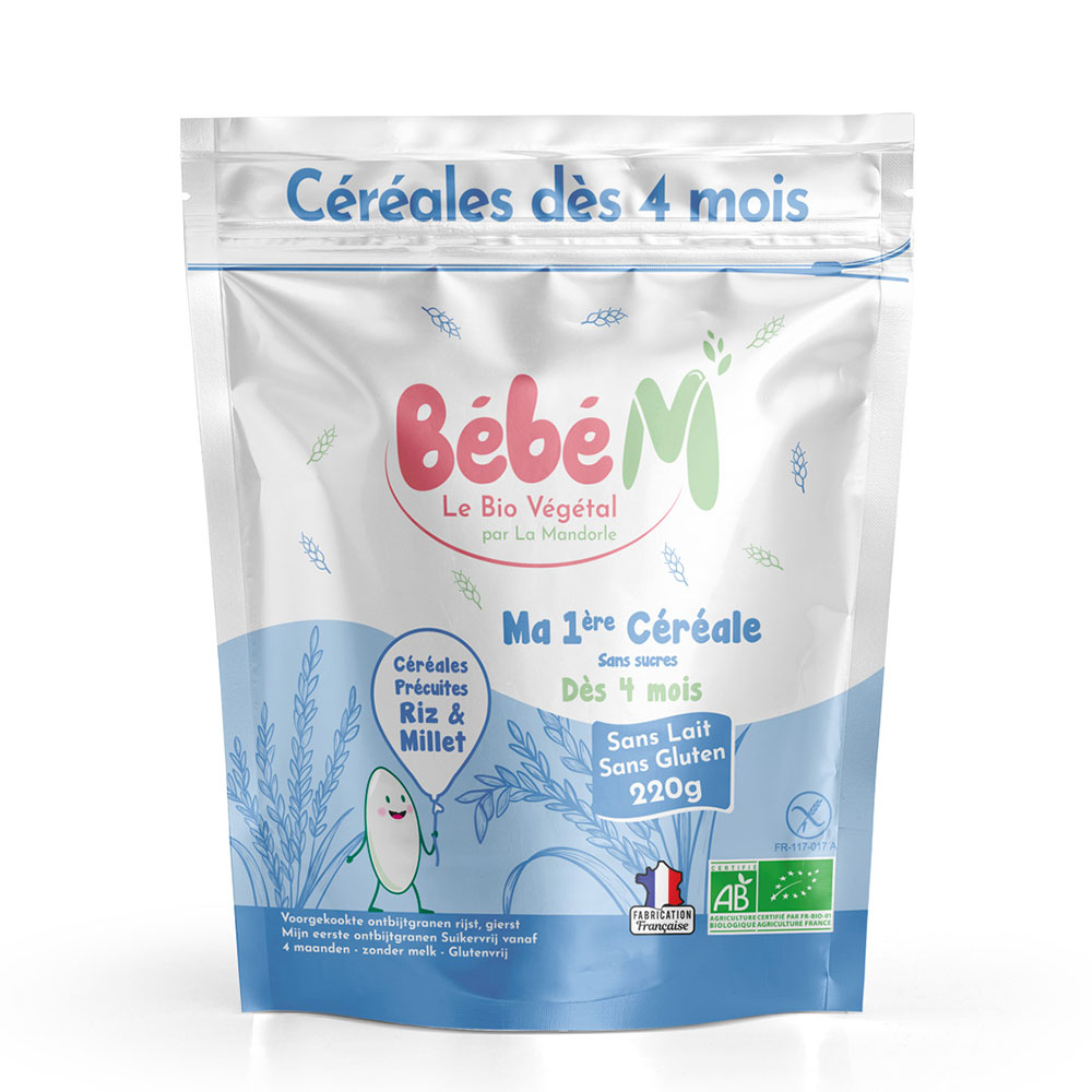 La Mandorle Bébé M Ma Première Céréale Bio Dès 4 Mois 220g