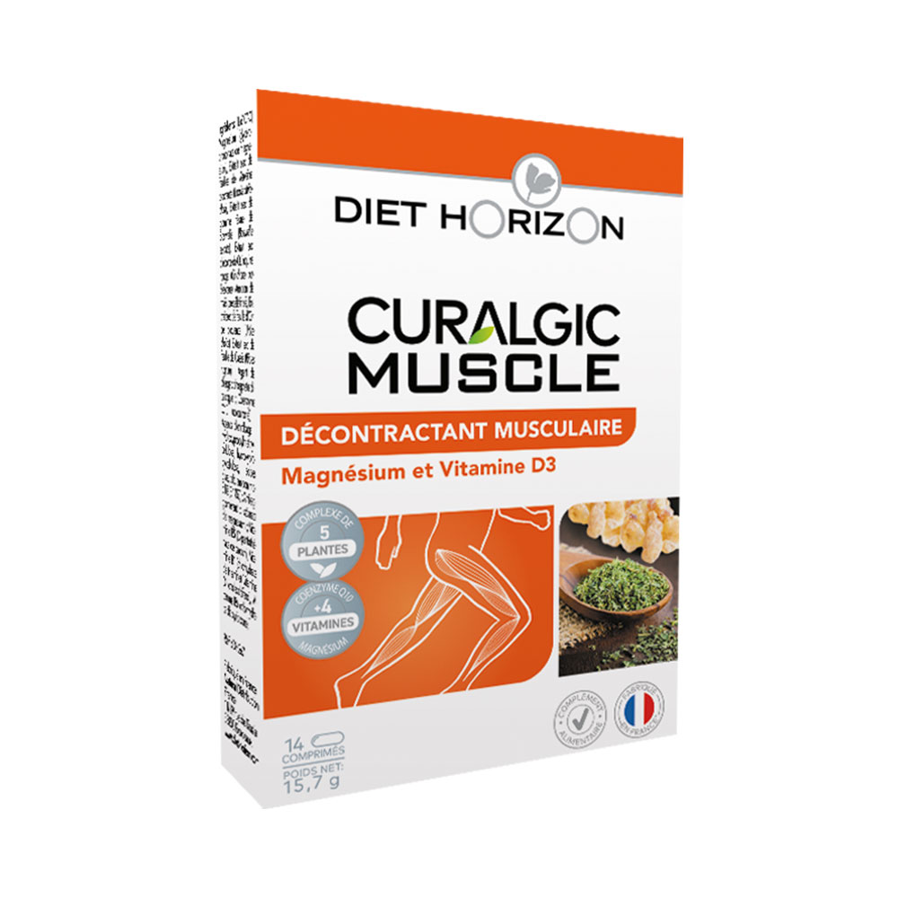 Diet Horizon Curalgic Muscle Décontractant Musculaire 14 Comprimés