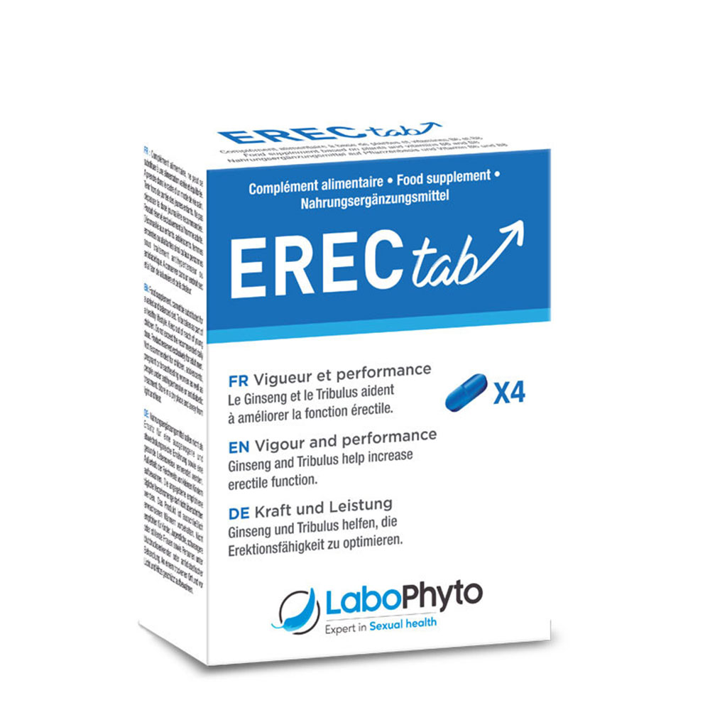 LaboPhyto Erectab Erection Et Performances 4 gélules