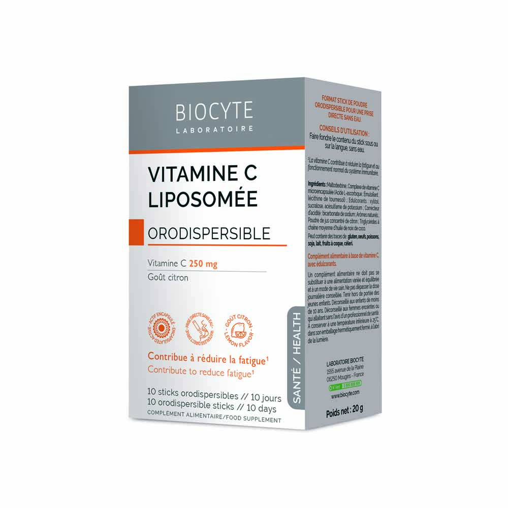 Biocyte Santé Vitamine C Liposomée 10 Sticks