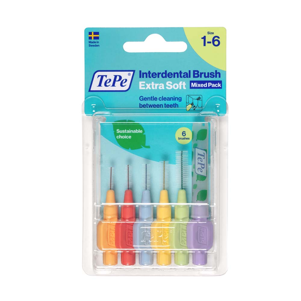 TePe Brossettes Interdentaires Extra Souples Toutes Tailles x6
