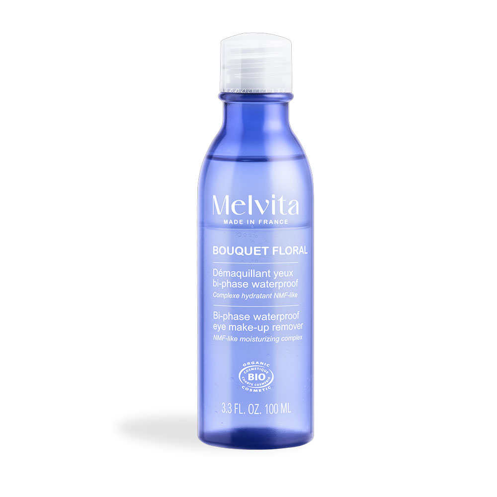 Melvita Bouquet Floral Démaquillant Yeux Bi-Phase Waterproof Bio 100ml