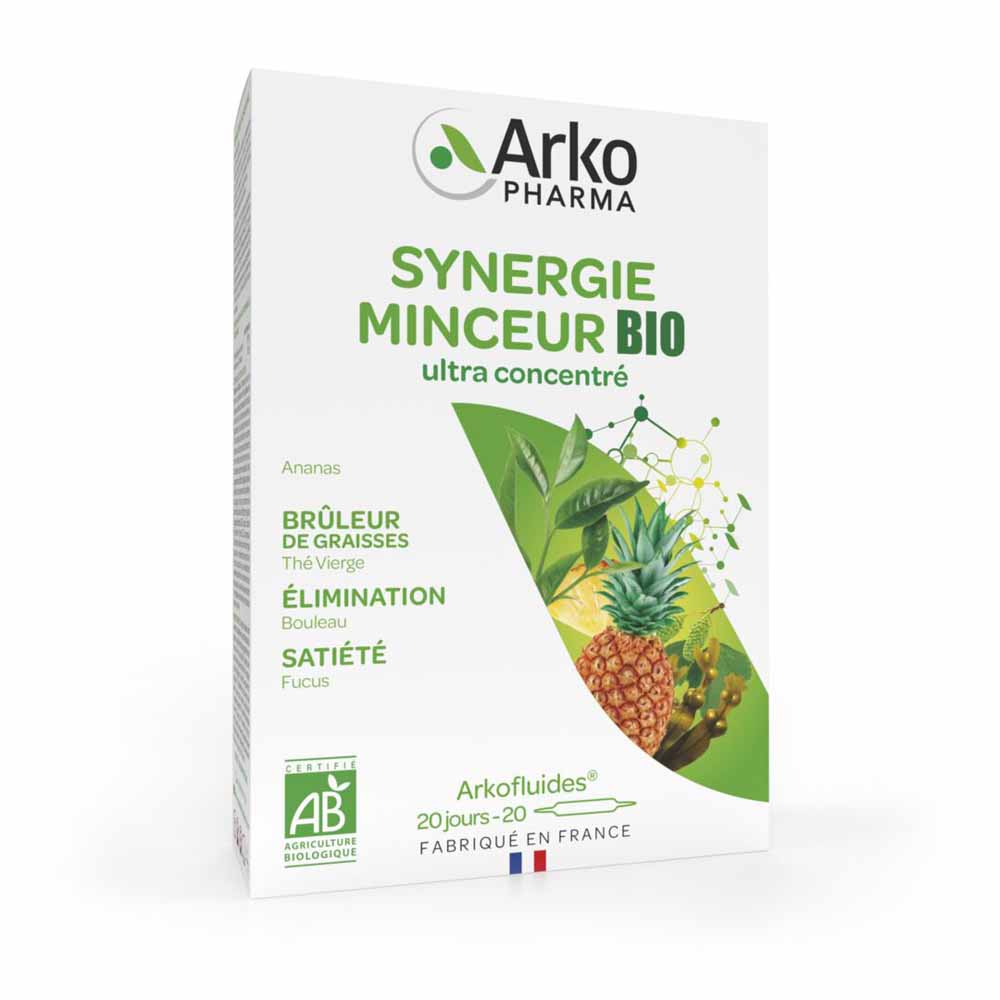 Arkopharma Arkofluides Synergie Minceur Bio 20 Ampoules