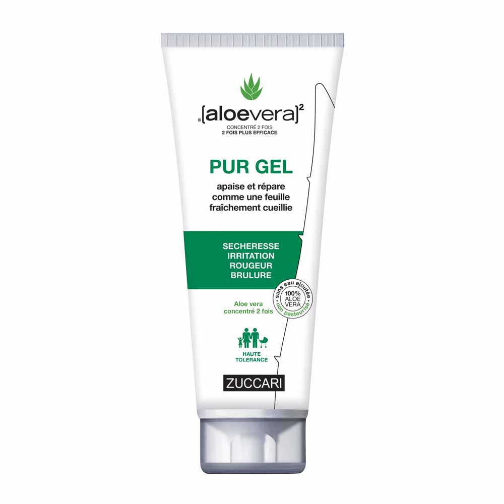 Naturancia [aloevera]2 Zuccari Pur Gel d'Aloe Vera non pasteurisé sans eau ajoutée 2x concentré 200ml