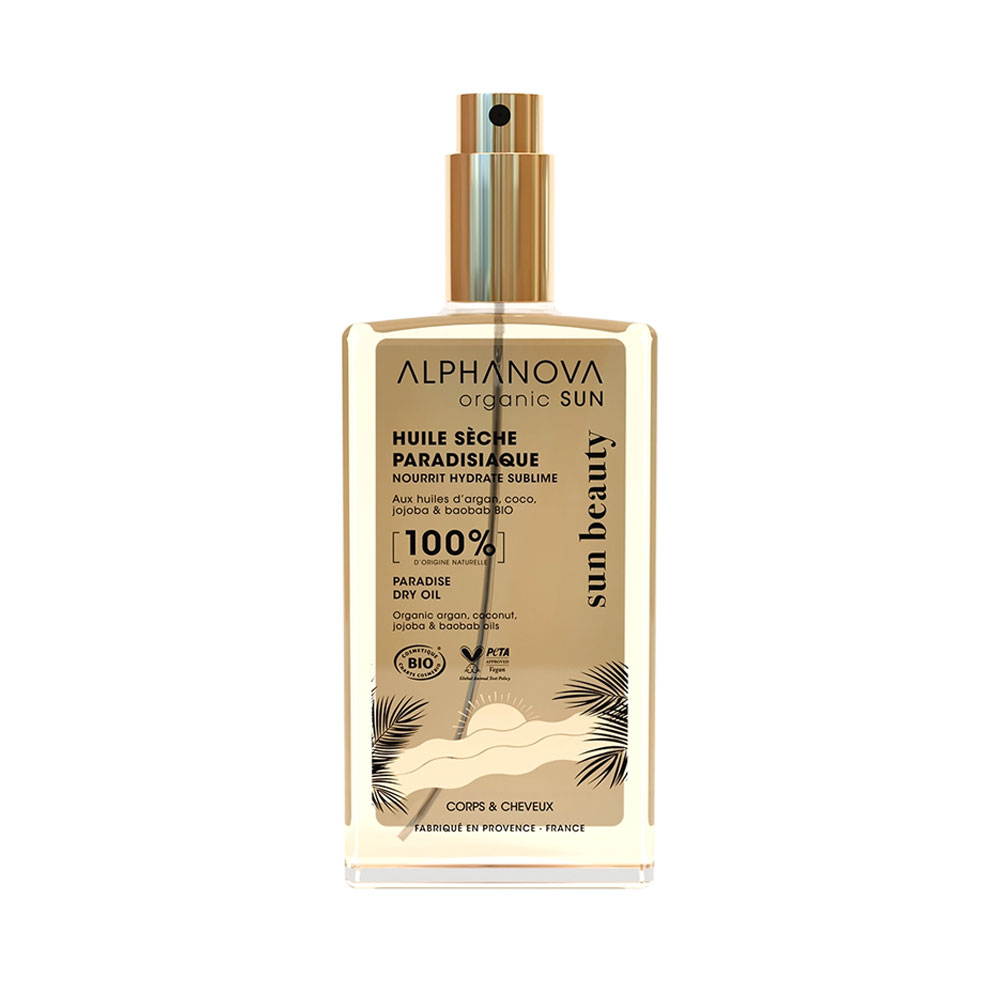 Alphanova Organic Sun Huile Sèche Paradisiaque Bio 100ml