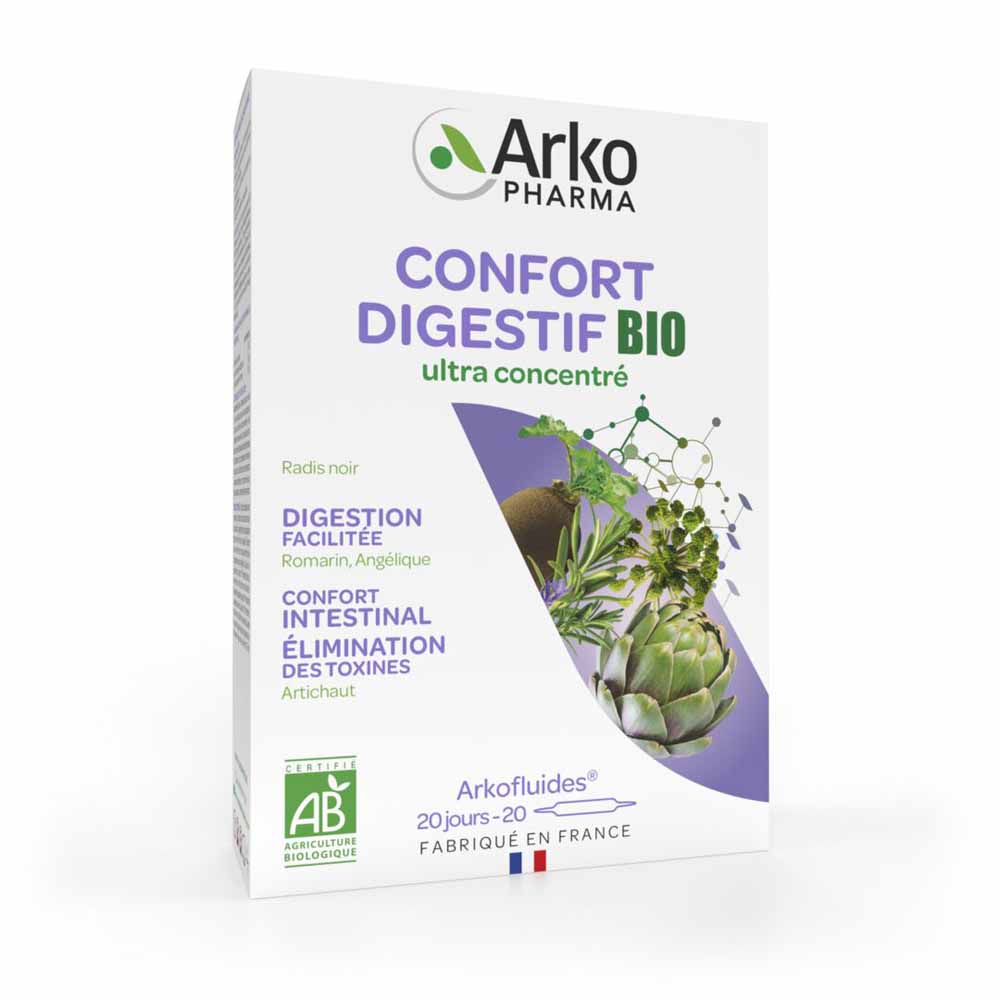 Arkopharma Arkofluides Confort Digestif Bio 20 Ampoules