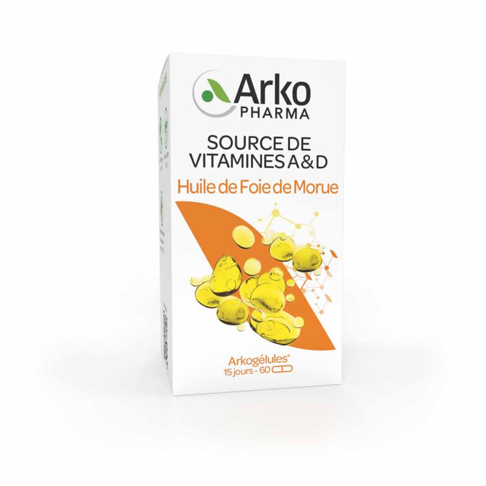 Arkopharma Arkogélules Huile De Foie De Morue 60 Capsules
