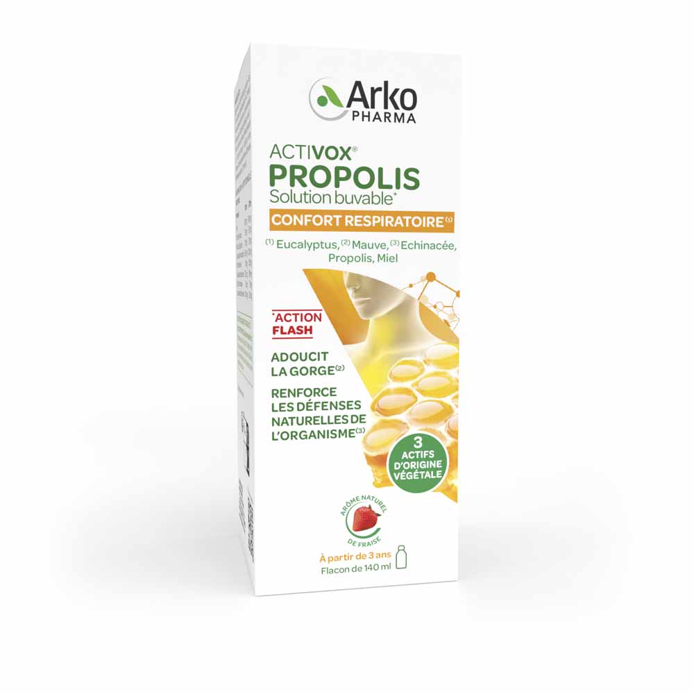Arkopharma Activox Sirop Propolis Confort respiratoire 140ml