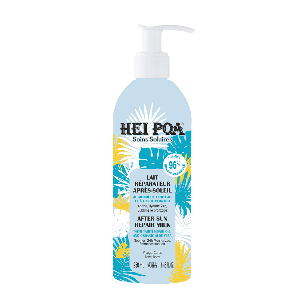 Hei Poa Monoï Collection Lait Réparateur Après-soleil Monoï des lagons 250ml