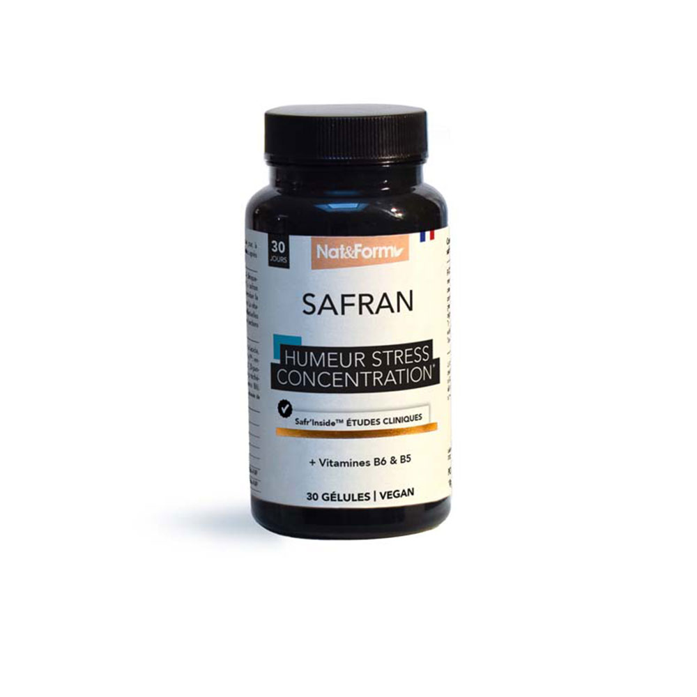 Nat&Form Nutraceutiques Premium Safran 30 Gélules