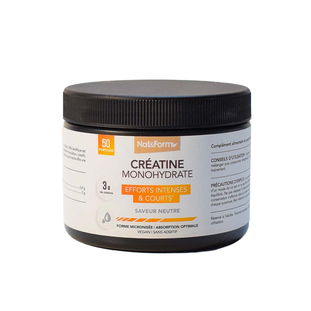 Nat&Form Sport Créatine Monohydrate 170g