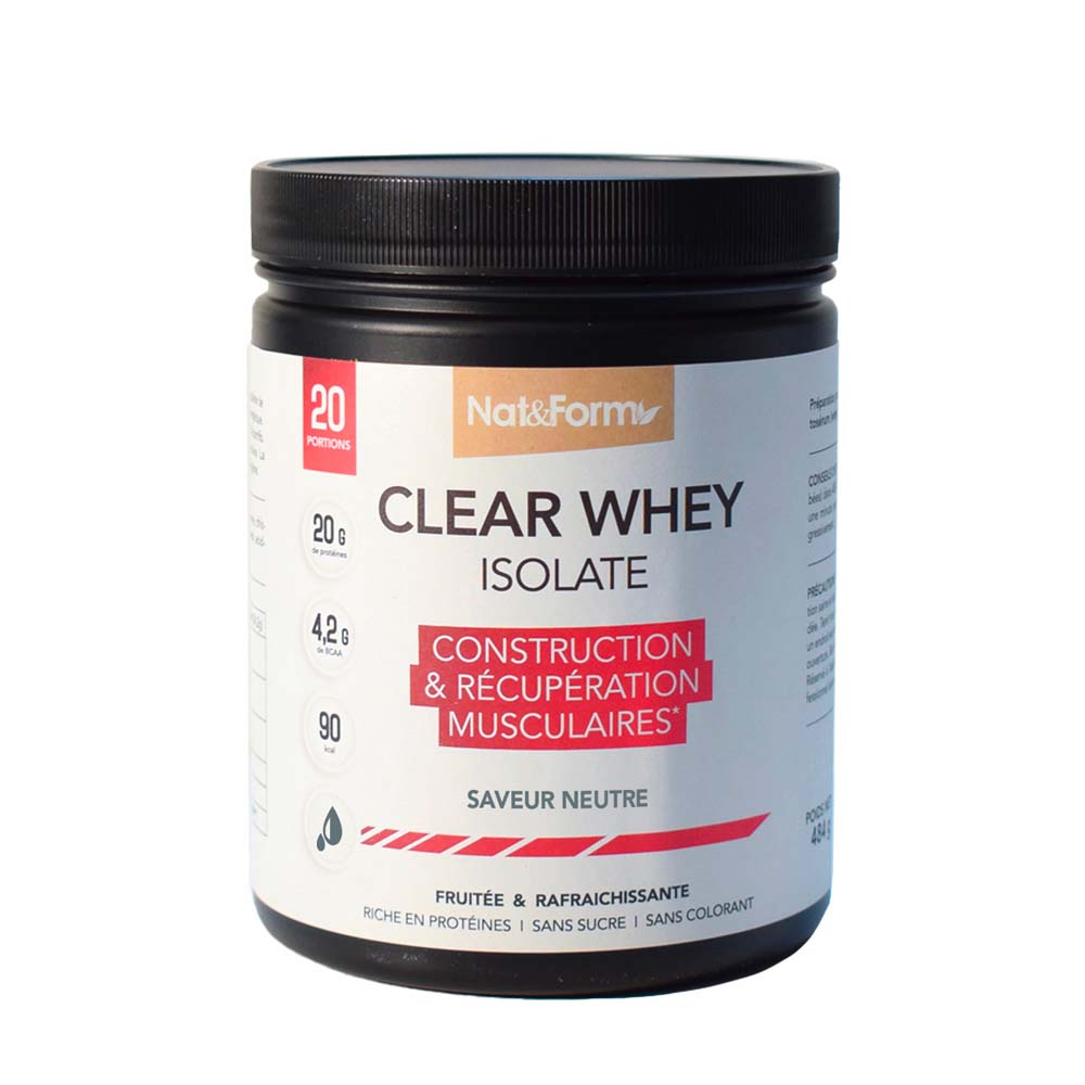 Nat&Form Sport Clear Whey Isolate 444g