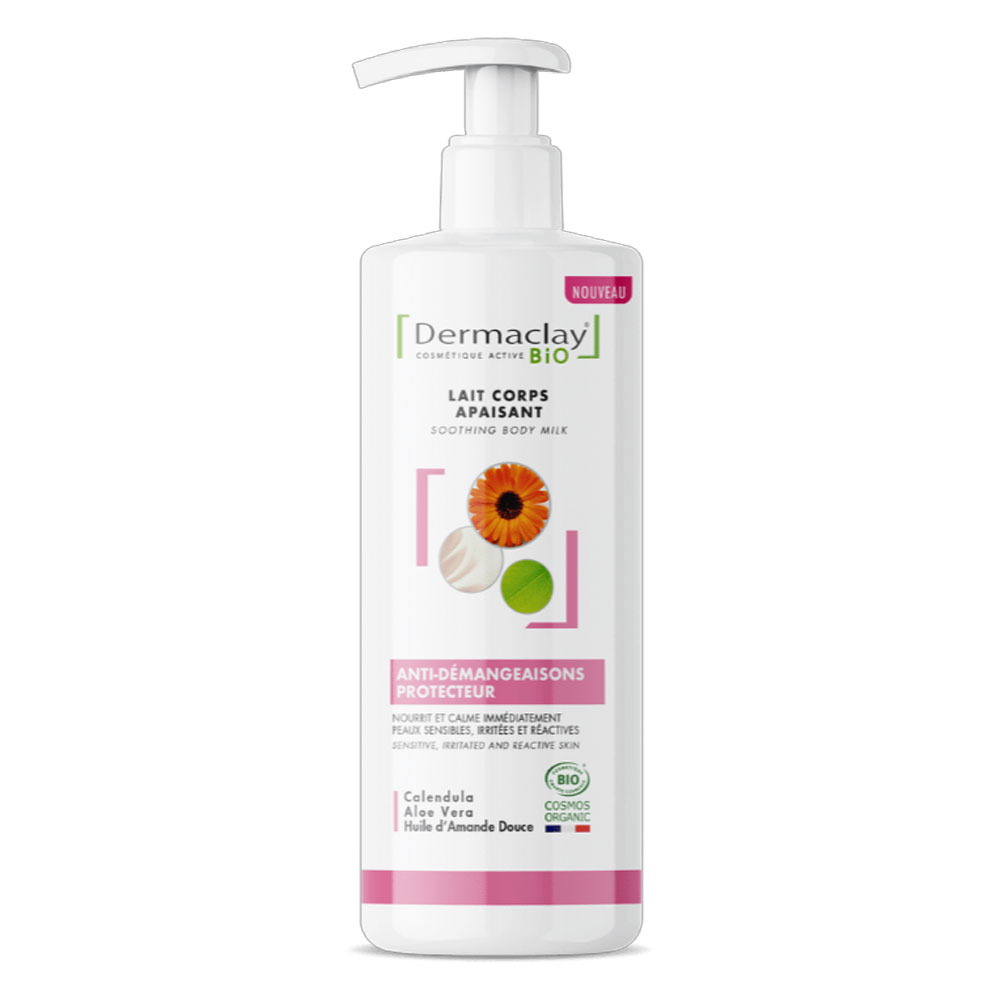 Dermaclay Lait Corps Apaisant Anti-Démangeaisons Protecteur 400ml