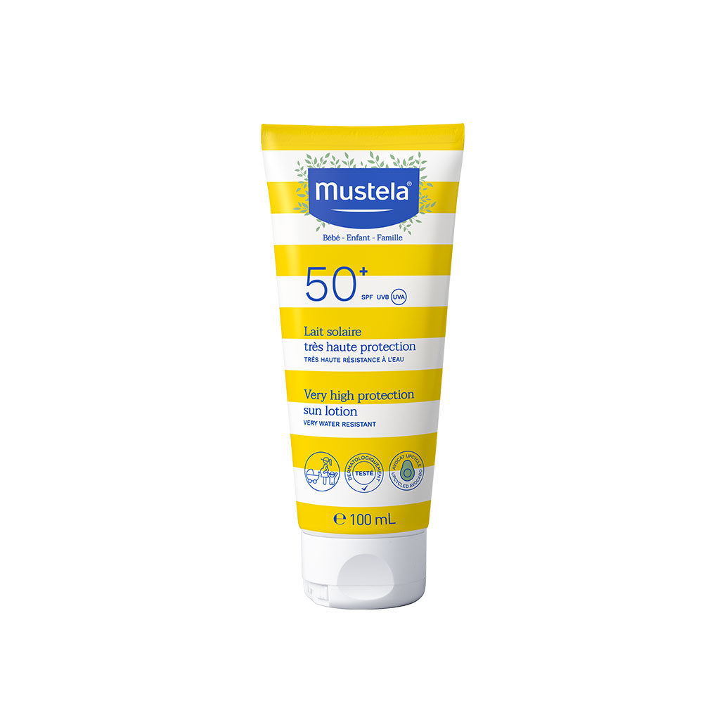 Mustela Lait Solaire Très Haute Protection SPF50+ 100ml
