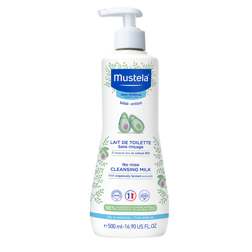 Mustela Lait De Toilette Sans Rincage Peaux Normales 500ml