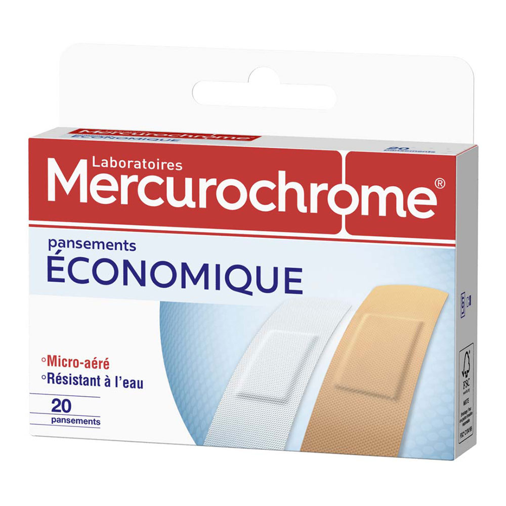Mercurochrome Pansement Economique X20