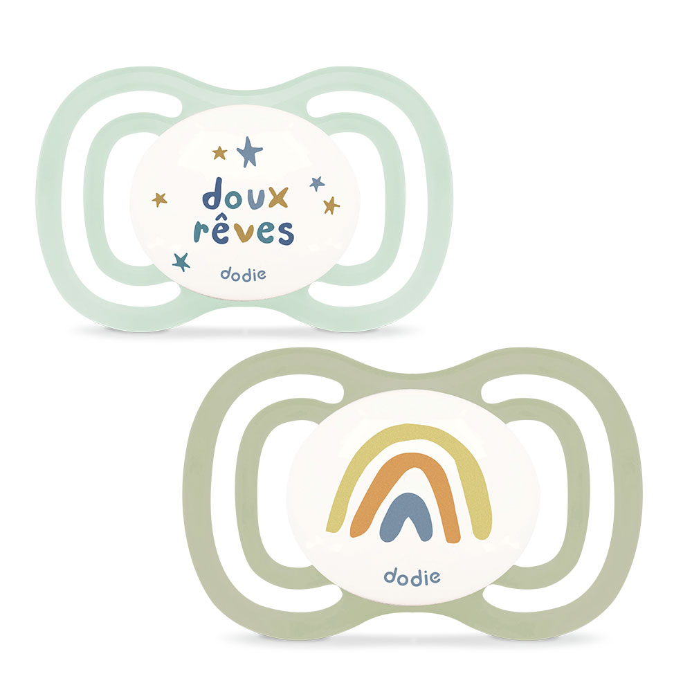 Dodie Extra Sucettes anatomiques 18 mois et plus x2