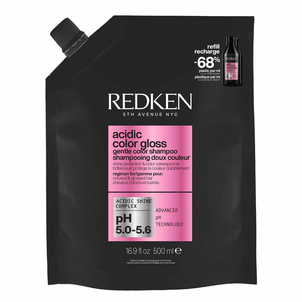 Redken Acidic Color Gloss Recharge Shampooing Cheveux Colorés Méchés 500ml
