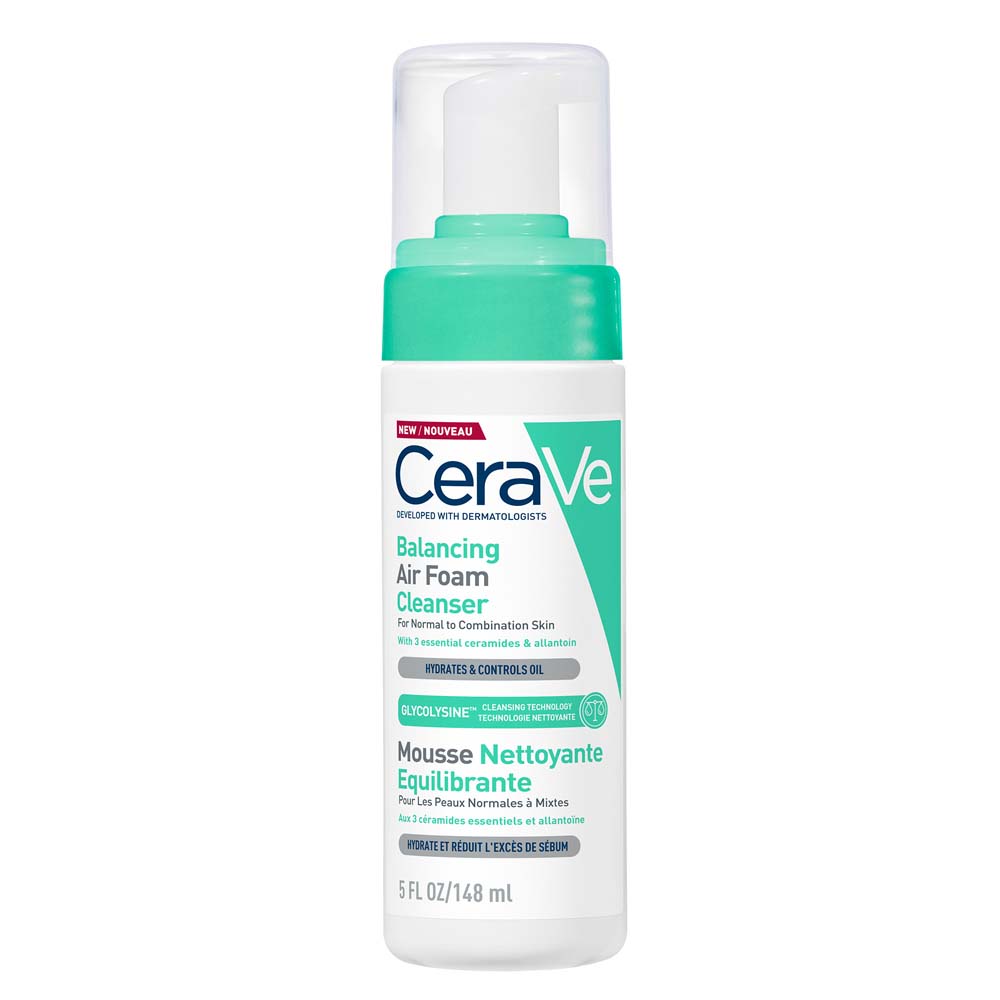 Cerave Cleanser Visage Mousse Nettoyante Equilibrante Peaux Normales à Mixtes 148ml