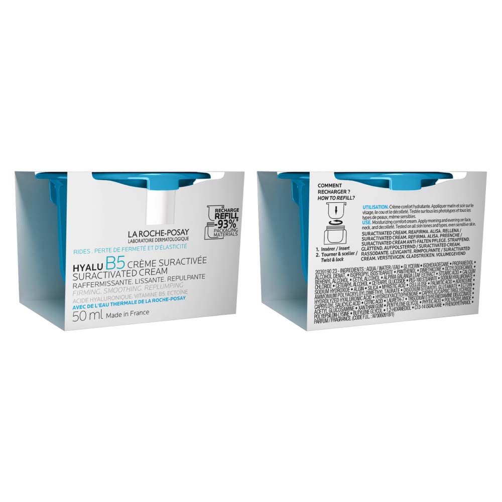 La Roche-Posay Hyalu B5 Recharge Crème Suractivée Raffermissante Tous Types de Peaux 50ml
