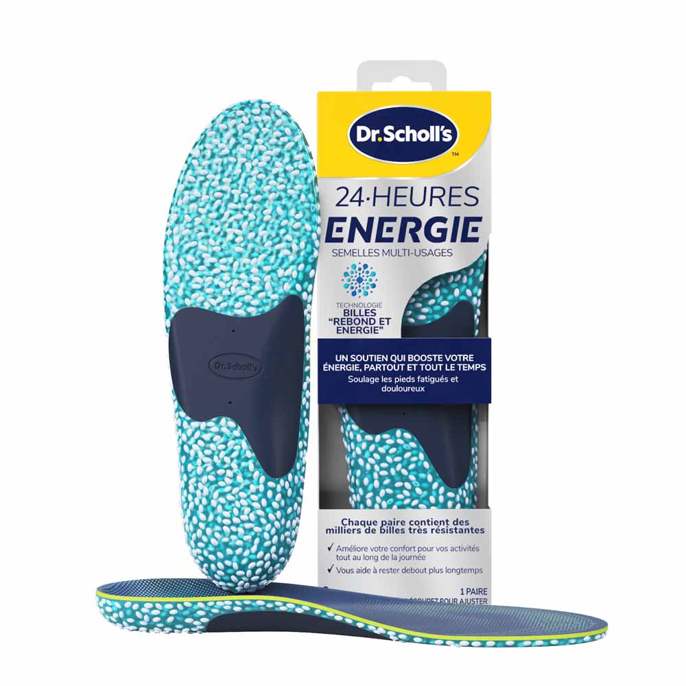 Scholl Semelles Energie 24 Heures Multi-Usages x1 paire