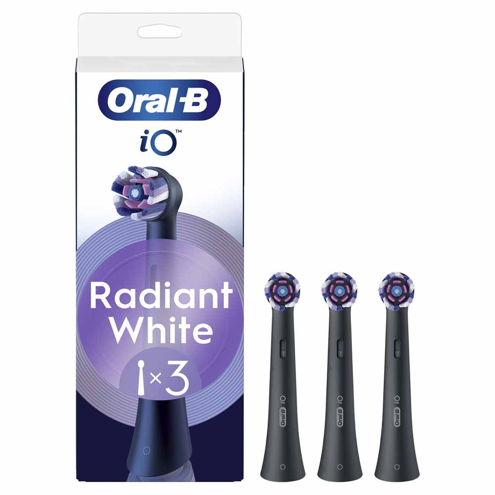 Oral-B Brossettes pour Brosse à dents électrique Noires Radiant White x3