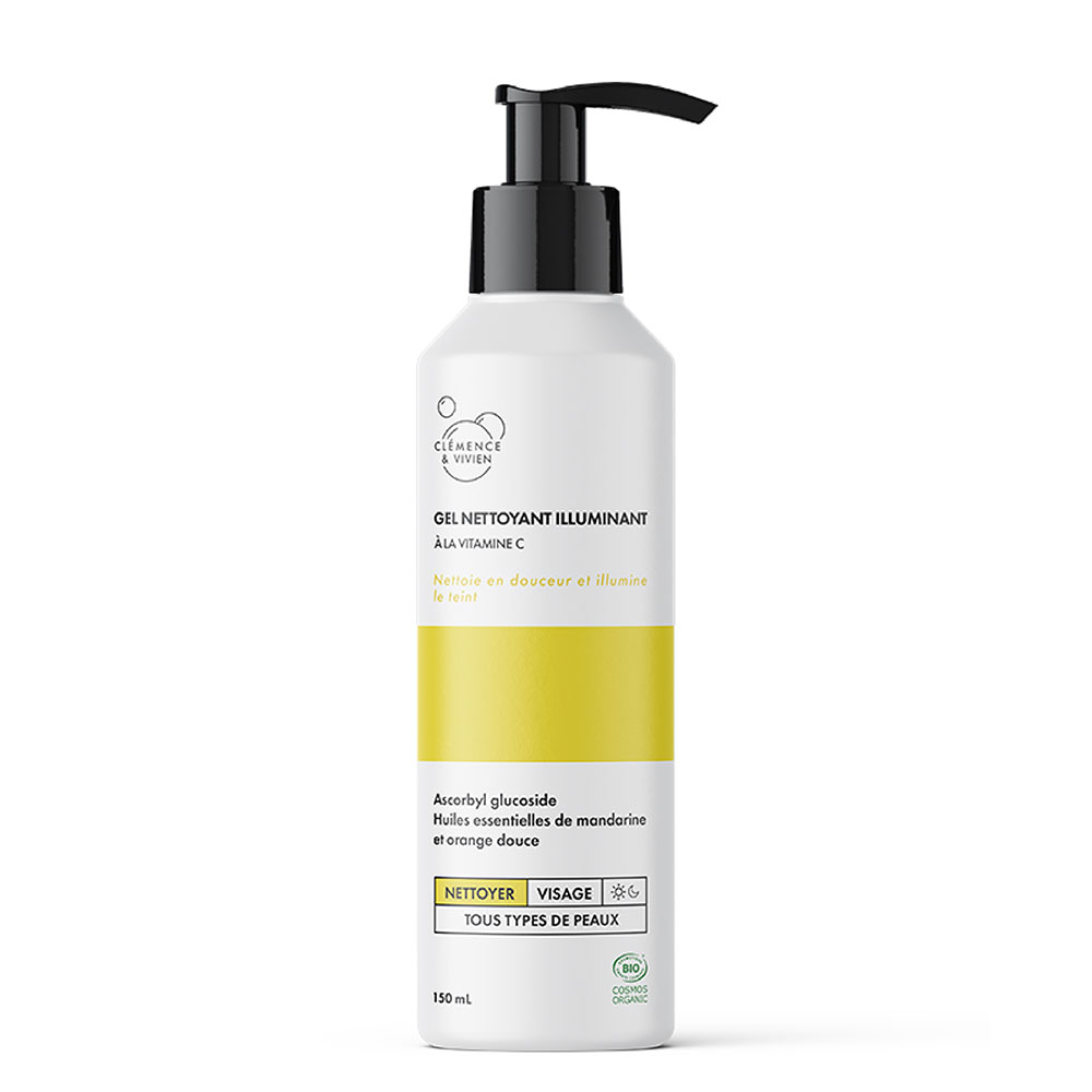 Clemence&Vivien Gel Nettoyant Illuminant Bio 150ml