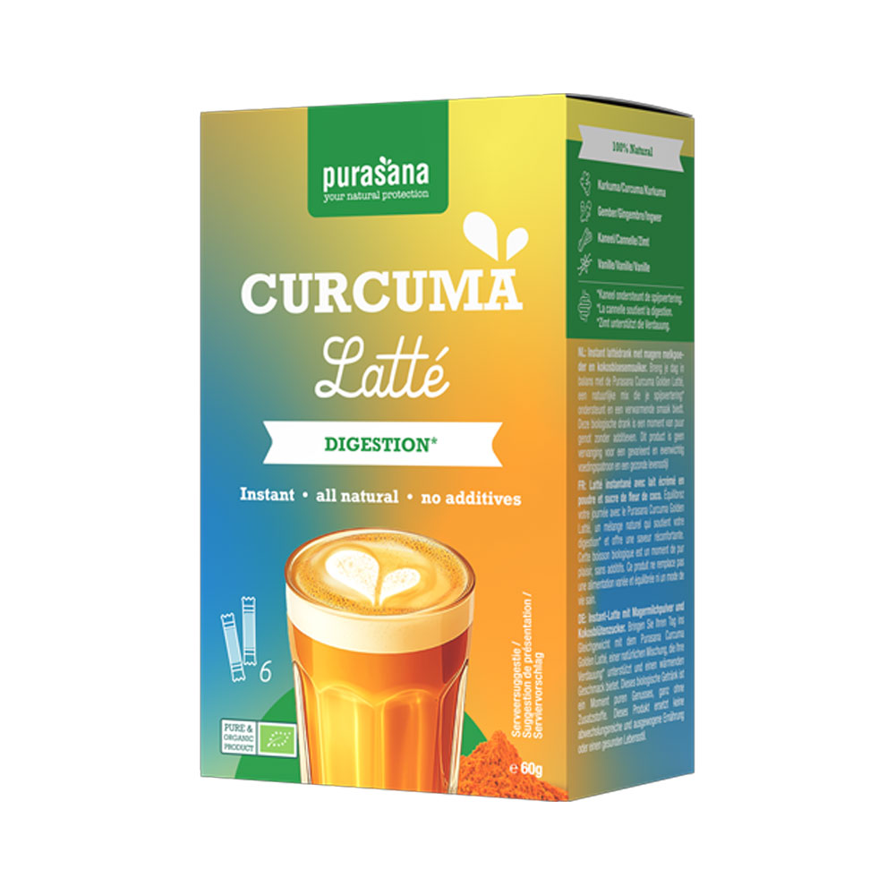 Purasana Curcuma Latté Instantané 6x10g