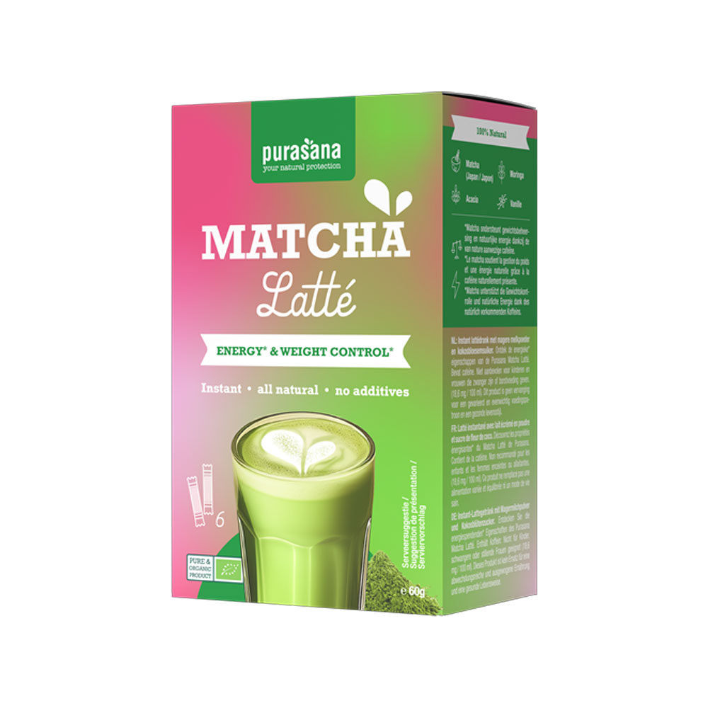 Purasana Matcha Latté Instantané 6x10g