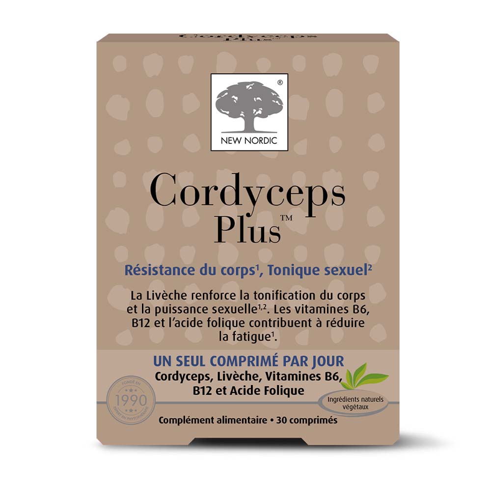 New Nordic Cordyceps Plus 30 Comprimés