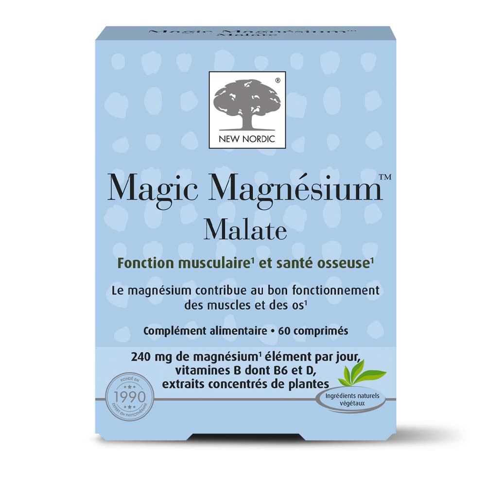 New Nordic Magic Magnésium Malate 60 Comprimés