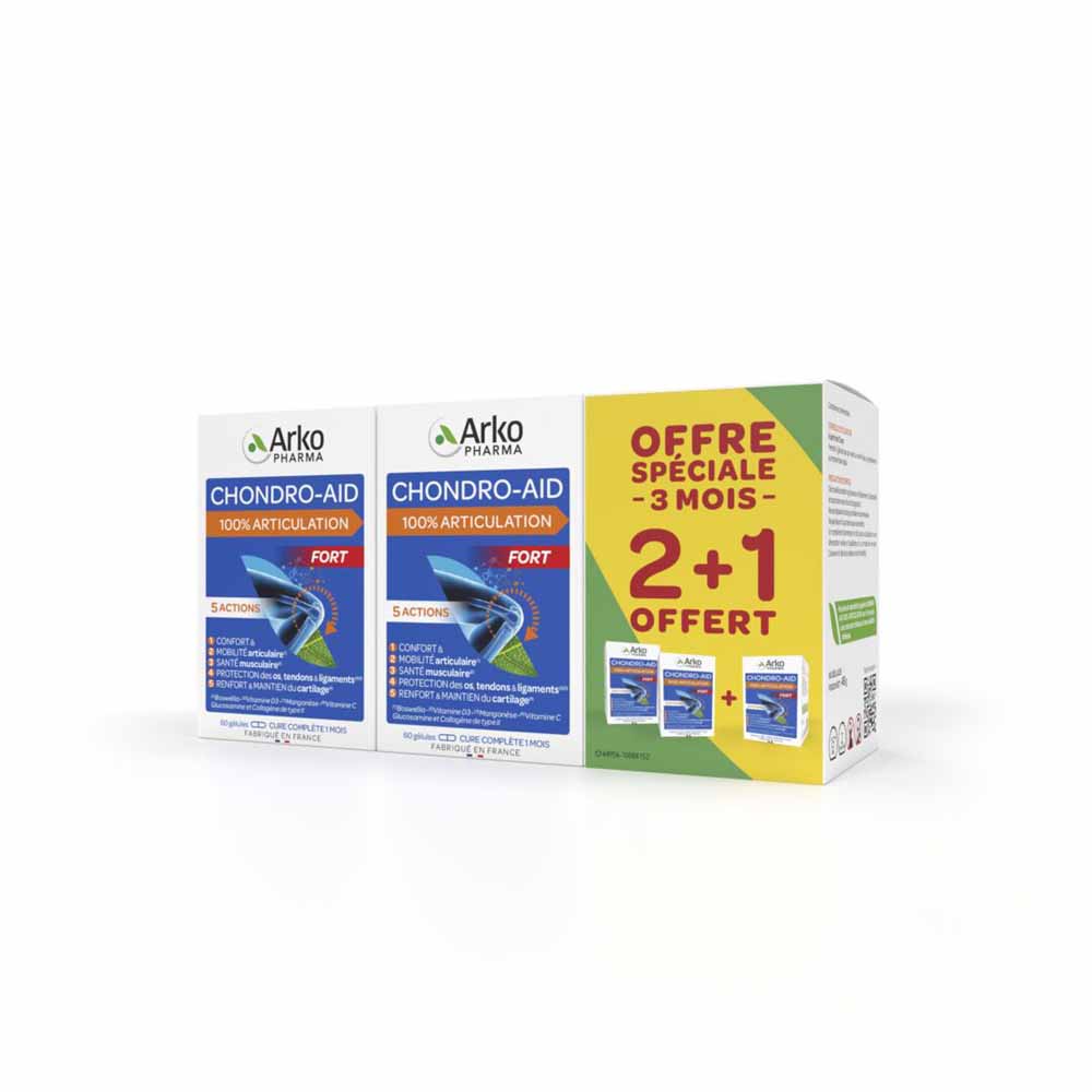 Arkopharma Chondro-Aid Fort 100% Articulation 120 + 60 Gélules