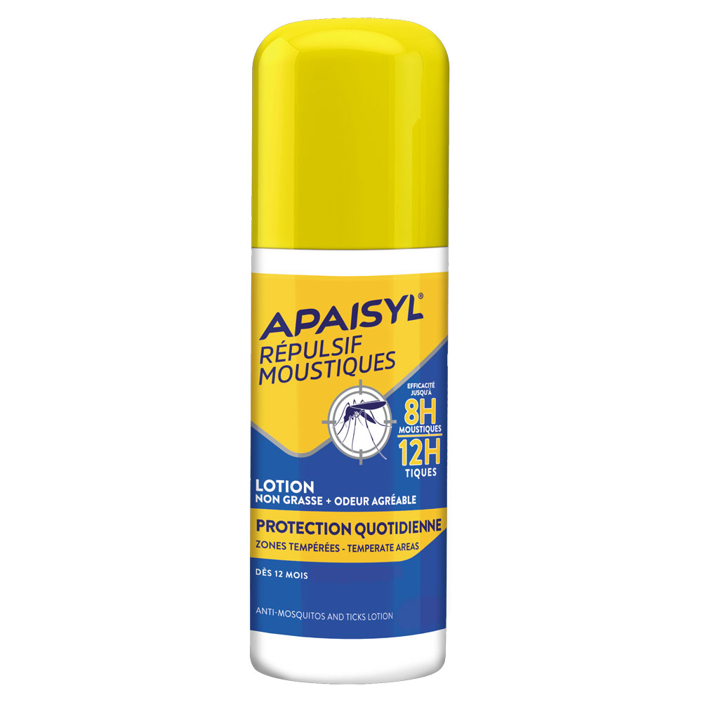 Apaisyl Repulsif Anti-moustiques Lotion Protection Quotidienne 90 ml