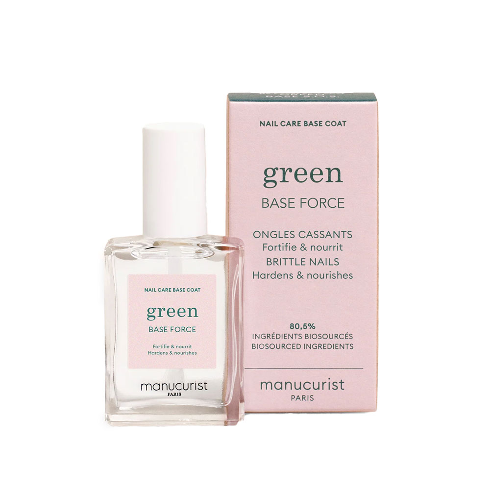 Manucurist Soins Base Coat Force Green Ongles Mous et Cassants 15ml