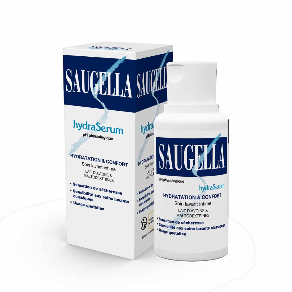 Saugella HydraSerum Soin Lavant Intime Hydratation & Confort 200ml