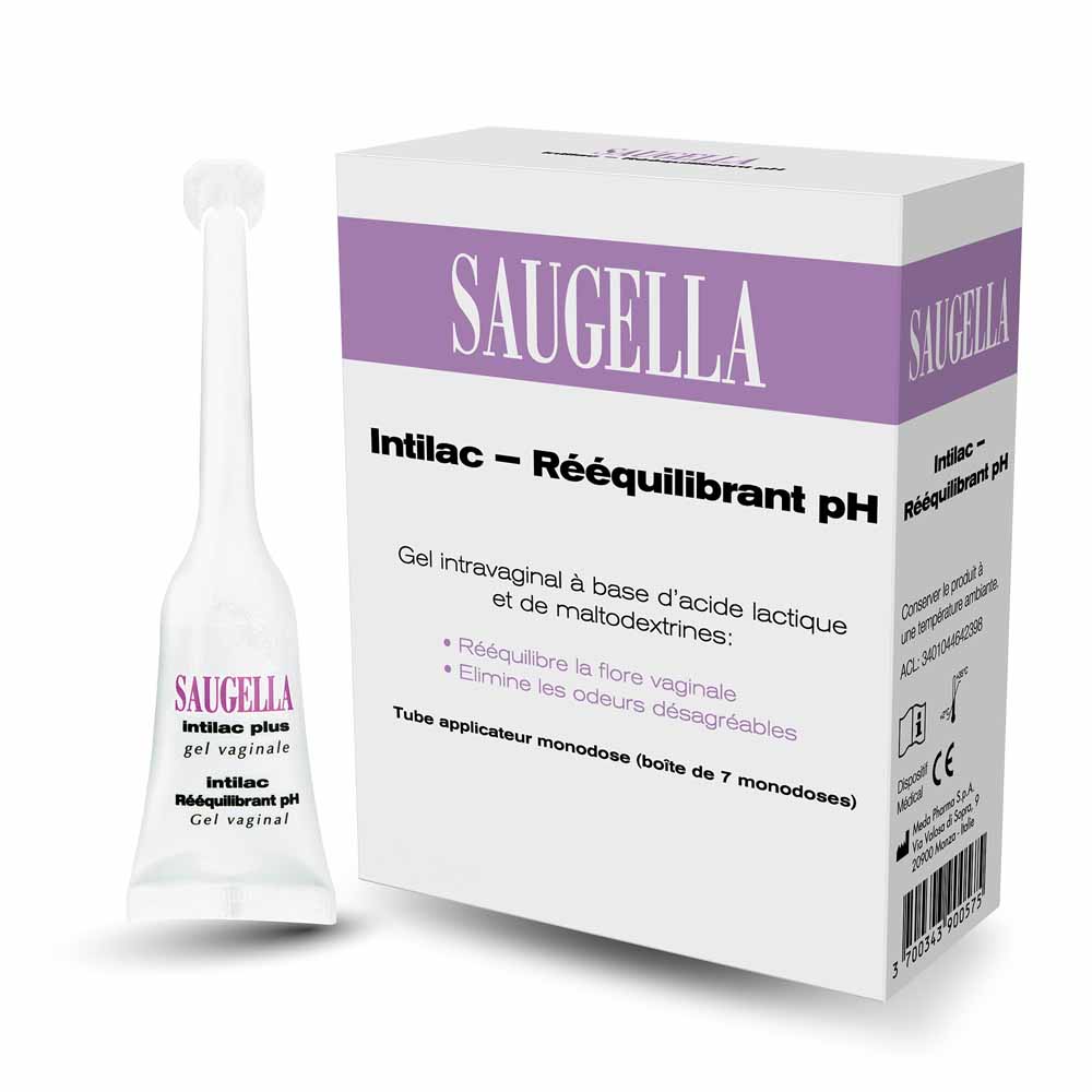 Saugella Intilac Gel Intravaginal Rééquilibrant pH 7 Monodoses